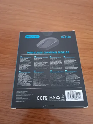 Ratón Inalámbrico Gaming MAXAM SB-B102