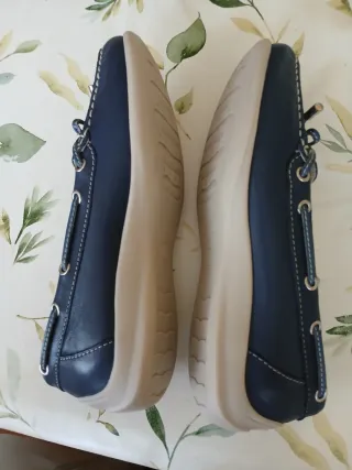 Mocasines Geox Mujer Talla 36 Azul