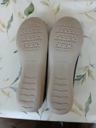 Mocasines Geox Mujer Talla 36 Azul