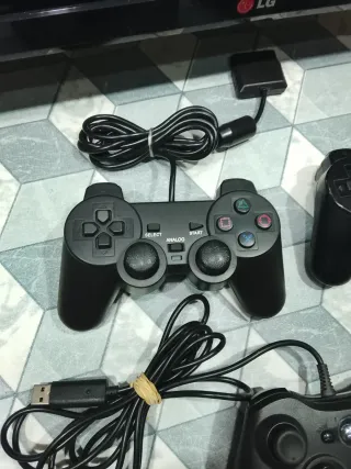 Mando PS2 Sony Negro