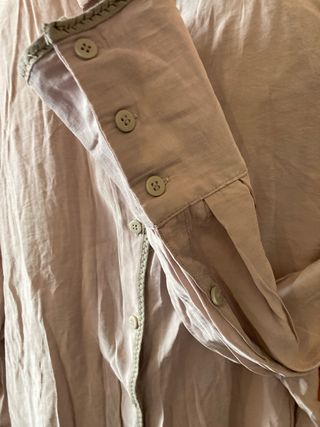 Vestido camisero Zara Beige Talla XL