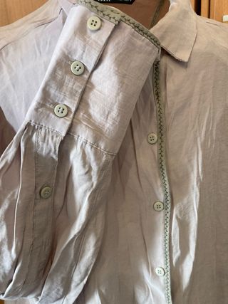 Vestido camisero Zara Beige Talla XL