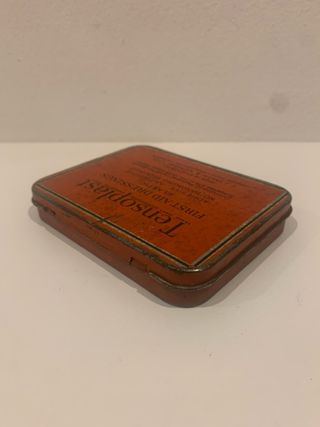 Scatola di latta Tensoplast vintage