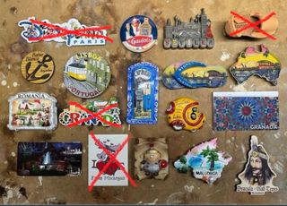 Magneti per frigorifero vari