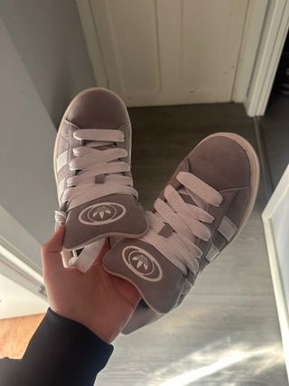 Adidas Campus Talla 41 Gris/Blanco