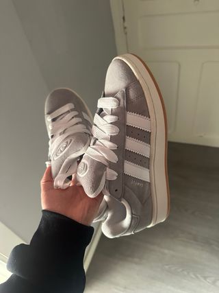 Adidas Campus Talla 41 Gris/Blanco