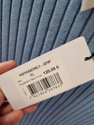 Guess Abito Azzurro Taglia 46 Italiana