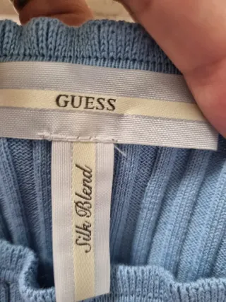 Guess Abito Azzurro Taglia 46 Italiana