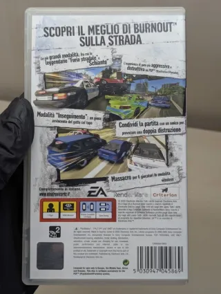 Burnout Legends PSP UMD Completo ITA