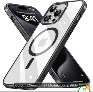 Funda Magnética Transparente Premium iPhone