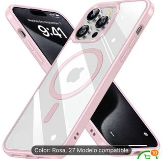 Funda Magnética Transparente Premium iPhone