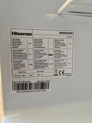 Nevera Hisense 42L