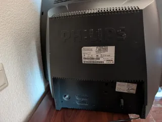 Televisor Philips Antiguo Negro