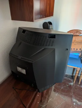 Televisor Philips Antiguo Negro