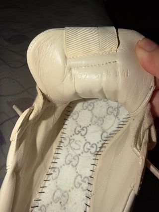 Zapatillas Gucci Beige/Rojo