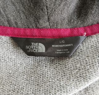 the north face cardigan woman size L grey