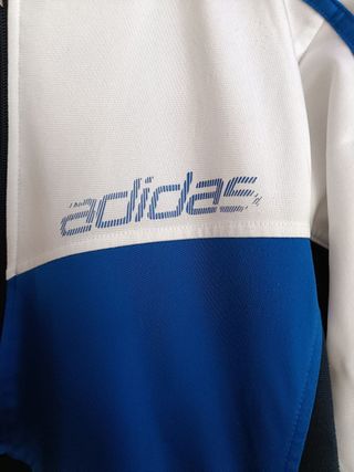 Sudadera Adidas Color Azul y Blanco Talla S.