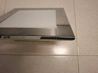 Lámpara de techo cuadrada acero inoxidable