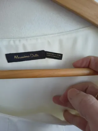 Blusa capa beige Massimo Dutti