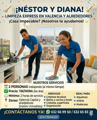 Limpieza express en Valencia
