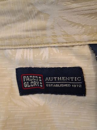 Camicia corta con elastico beige fantasia