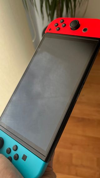 Nintendo Switch OLED con juegos.