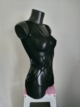 Body coulotte nero tg Unica