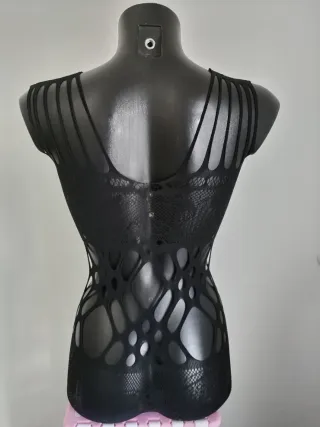 Body coulotte nero tg Unica