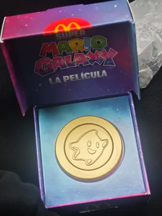 Moneda Super Mario Galaxy x McDonald's