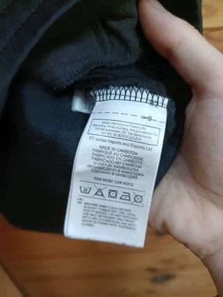 Sudadera Adidas Color Negro, Gris y Blanco Talla M