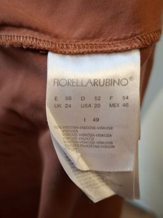 Blusa Fiorella Rubino taglia unica