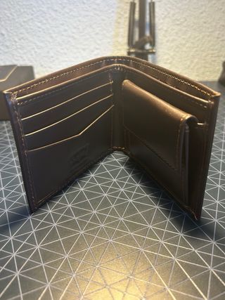 Cartera de piel Levi's marrón