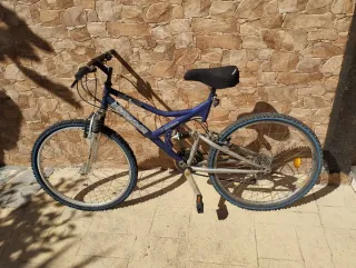 Bicicleta MTB Doble Suspensión Azul