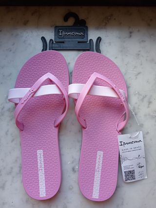Ipanema infradito rosa e bianchi