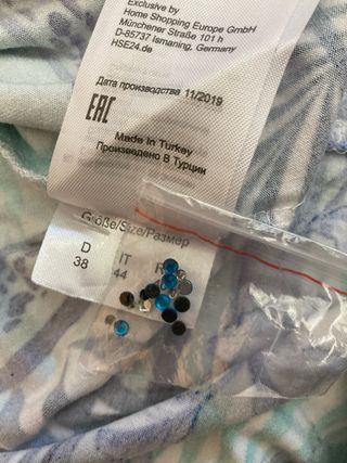 Vestido estampado hojas Helena Vera Talla M