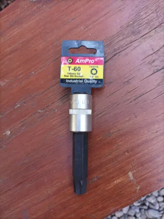 Llave Vaso Torx T-60 AmPro 100mm