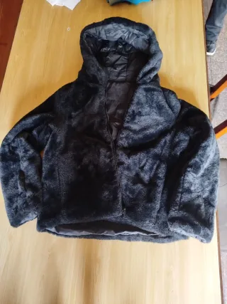 Cazadora reversible negra por ambas partes,Talla M