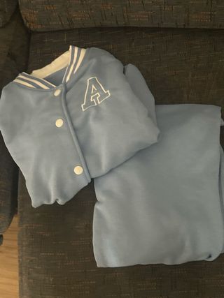 Conjunto Chándal Azul y Blanco Talla A