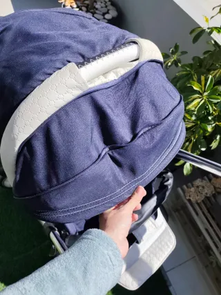 Carro completo bebé azul