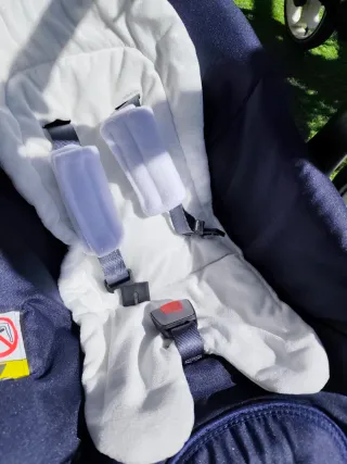 Carro completo bebé azul