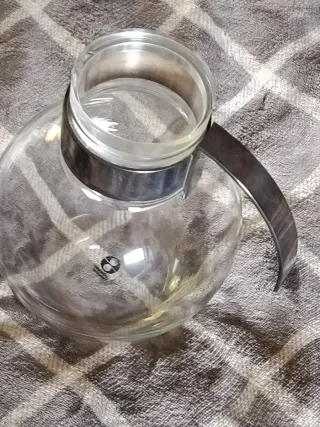 Caraffa in vetro Lino Sbattini anni '70