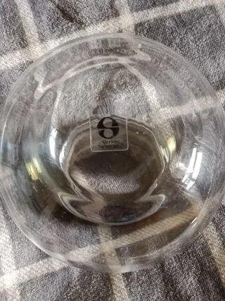 Caraffa in vetro Lino Sbattini anni '70