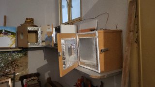 Cajón para educar pájaros