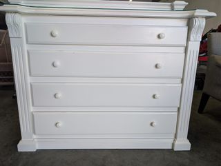 Muebles Dormitorio Blanco - Como Nuevos