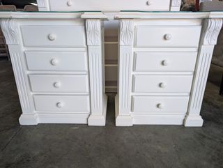 Muebles Dormitorio Blanco - Como Nuevos