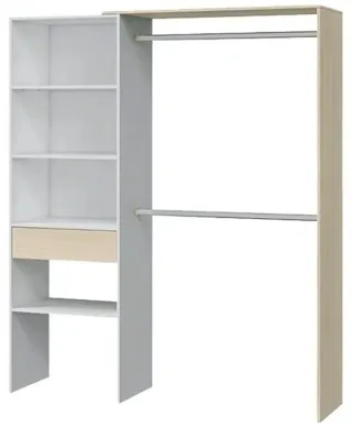 2 Muebles Vestidor Blanco - madera y Blanco