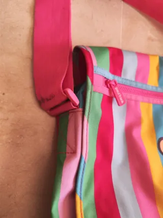 Bolso de hombro Paul Frank rayas