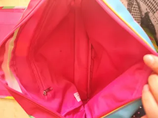 Bolso de hombro Paul Frank rayas