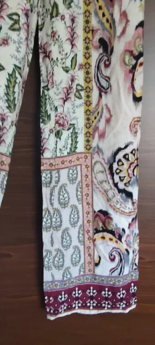 Pantaloni palazzo fantasia floreale