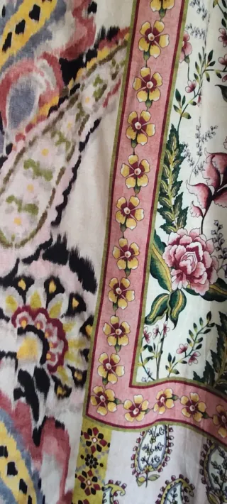 Pantaloni palazzo fantasia floreale